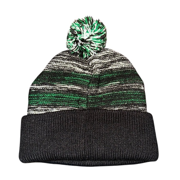 EUC 47 Brand Celtics Striped Pom Beanie - Picture 3 of 3